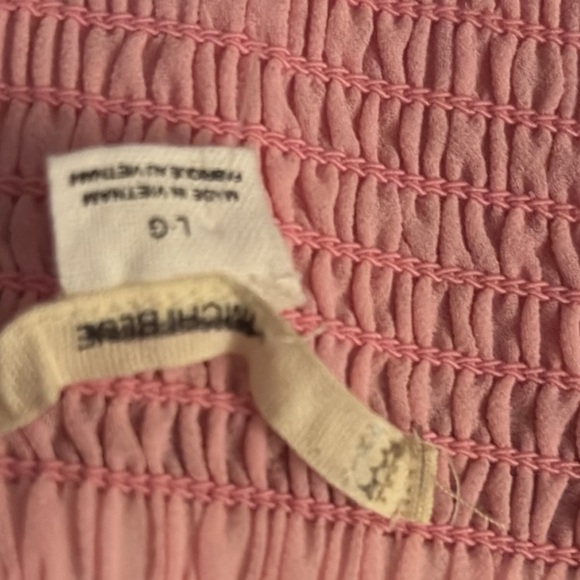 Kimchi Blue Pink and Red Sheer Camisole Top(Pit to pit 18” Length 10”) - Picture 6 of 7